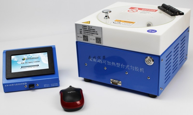 KW-4S可放入手套箱加熱型勻膠機